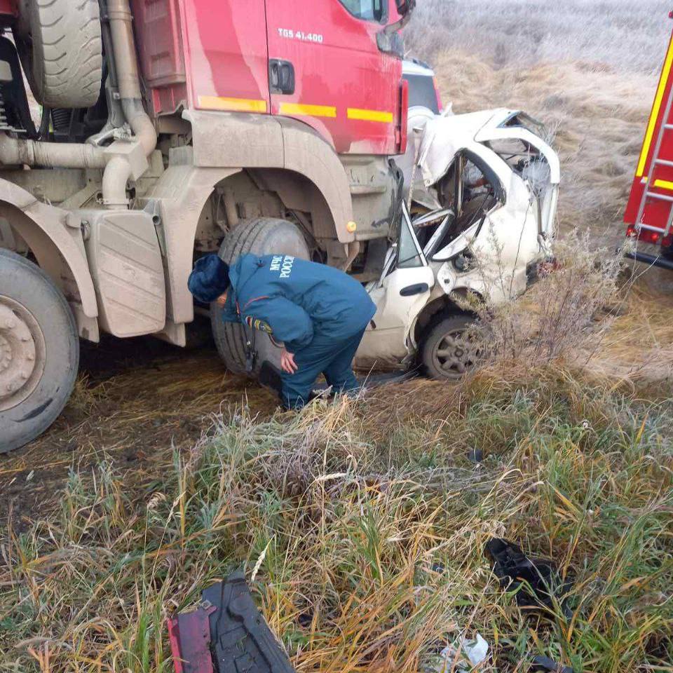 Последствия массовой аварии на дороге в Железногорск
