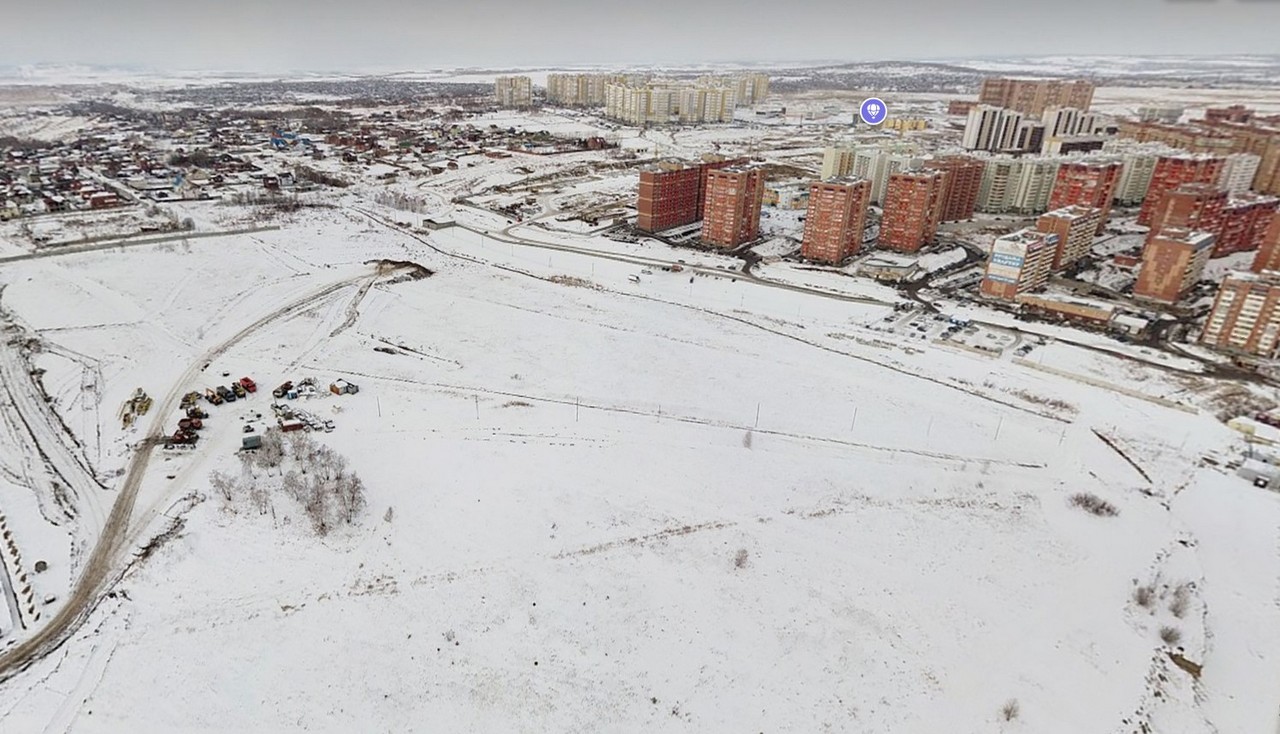 Участок под новый ТРК сейчас пустует