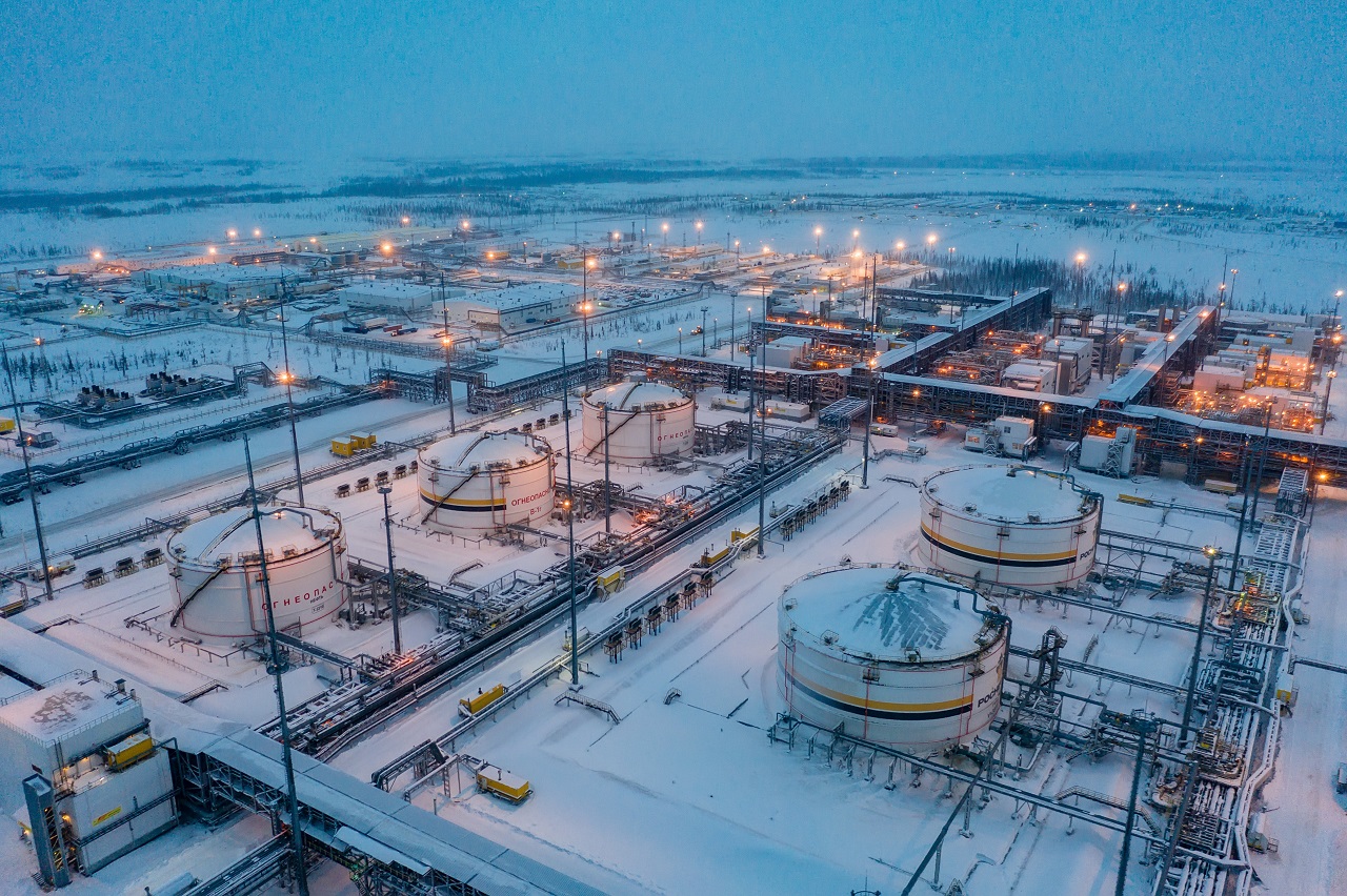 Добыча нефти на Ванкоре на севере Красноярского края