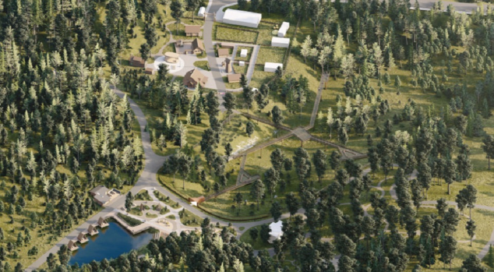 Смотровая площадка "Заповедье" в "Бруснике"