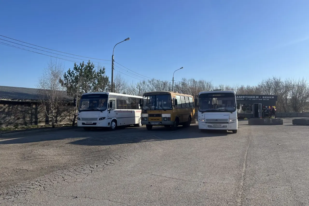 ПАЗы у Шинного кладбища