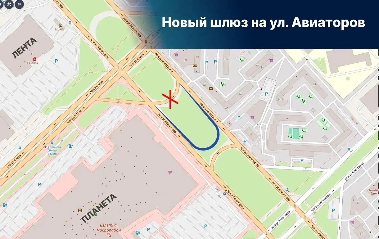 Карта у "Планеты"