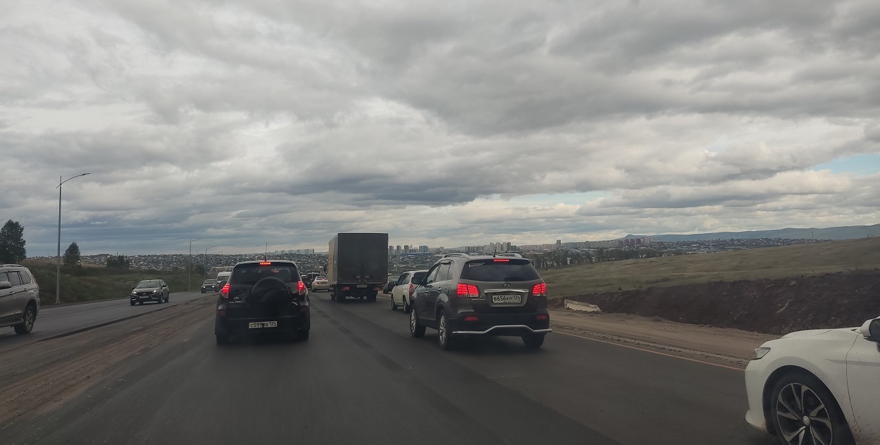 Дорога в Красноярск