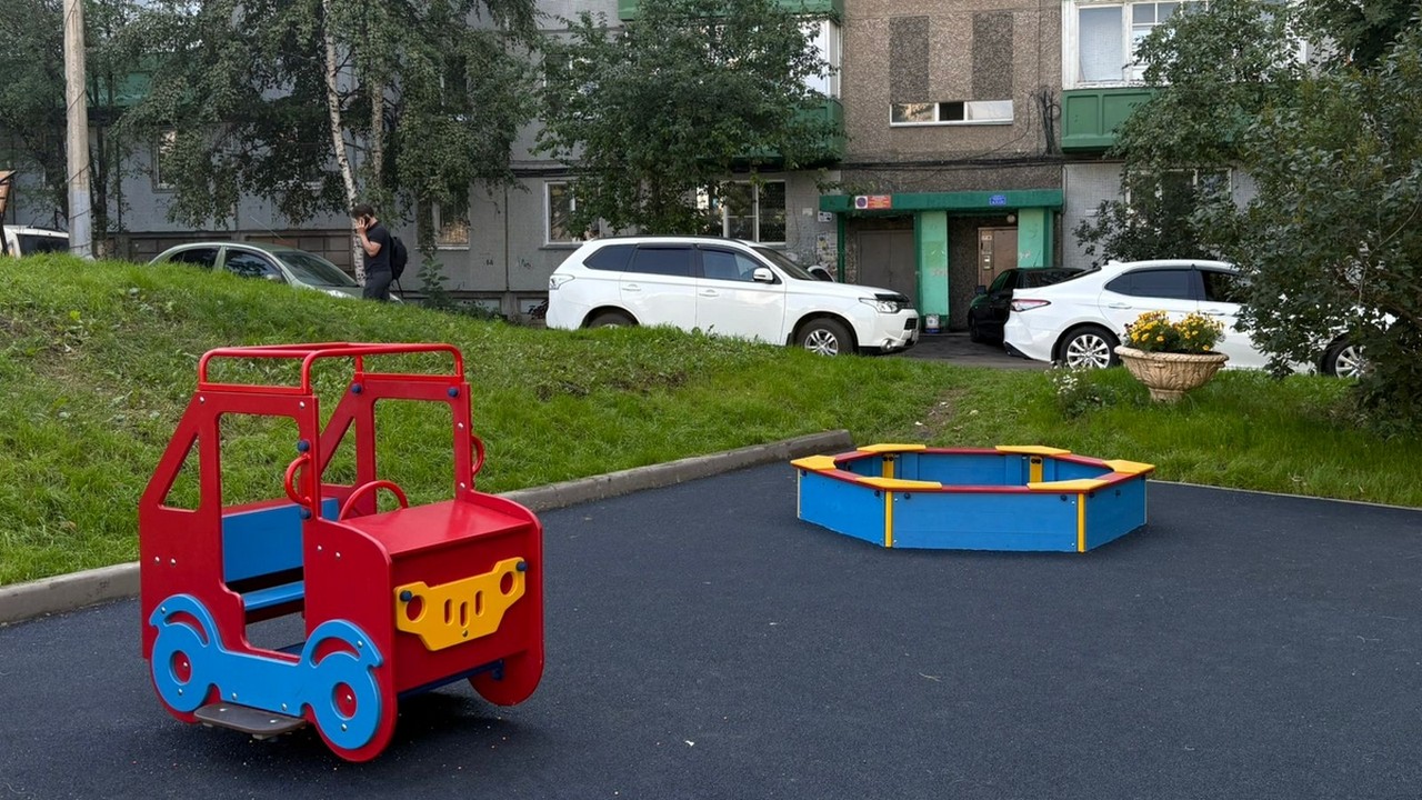 В Красноярске завершается благоустройство дворов