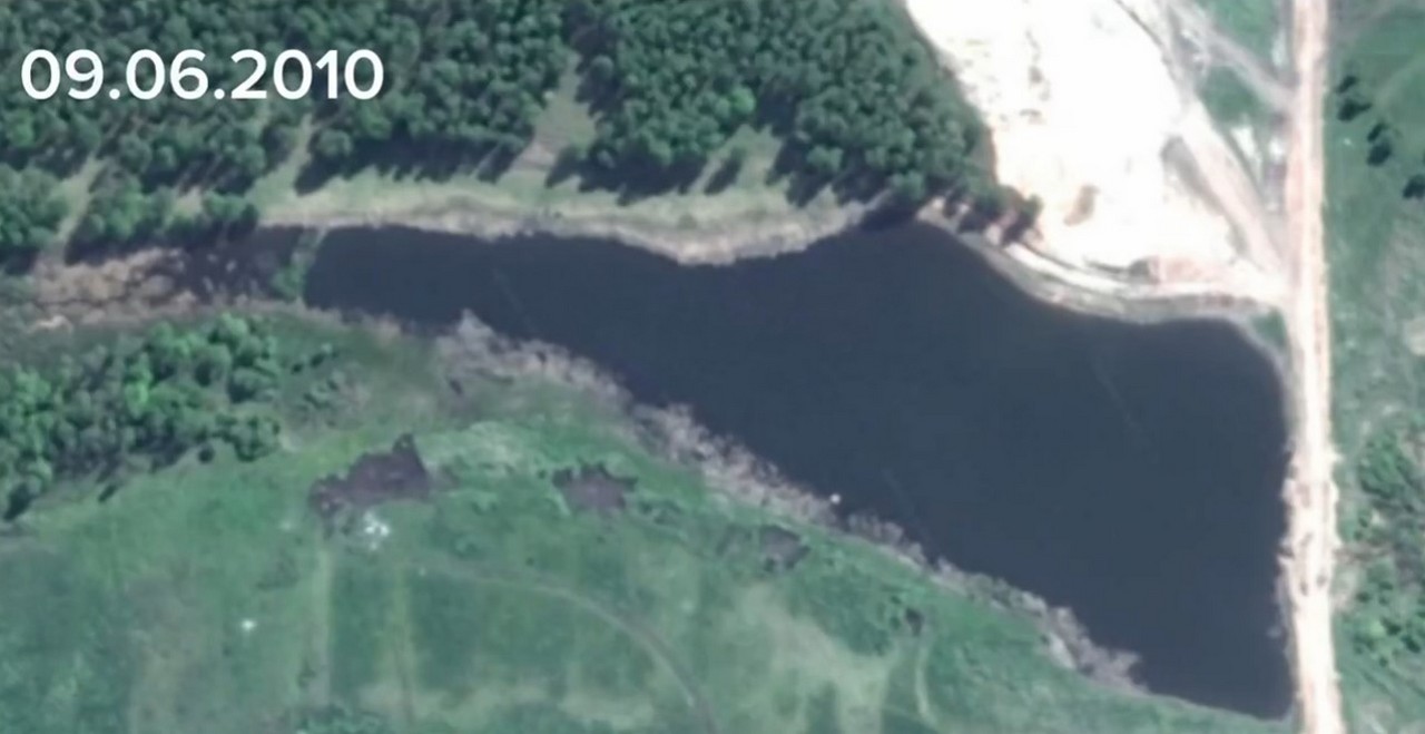 Вот так пруд выглядел изначально