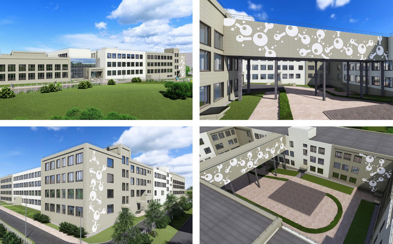 Школа на эскизах