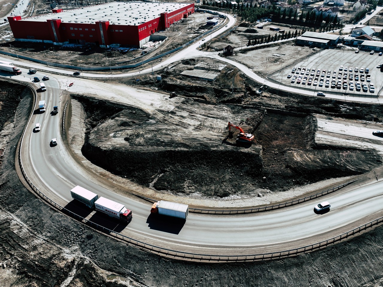 В Красноярске продолжается реконструкция Обхода города