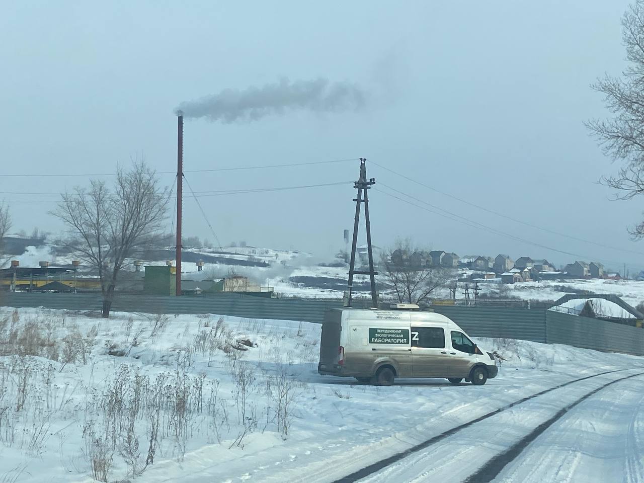 чадаящая труба,  выбросы в воздух