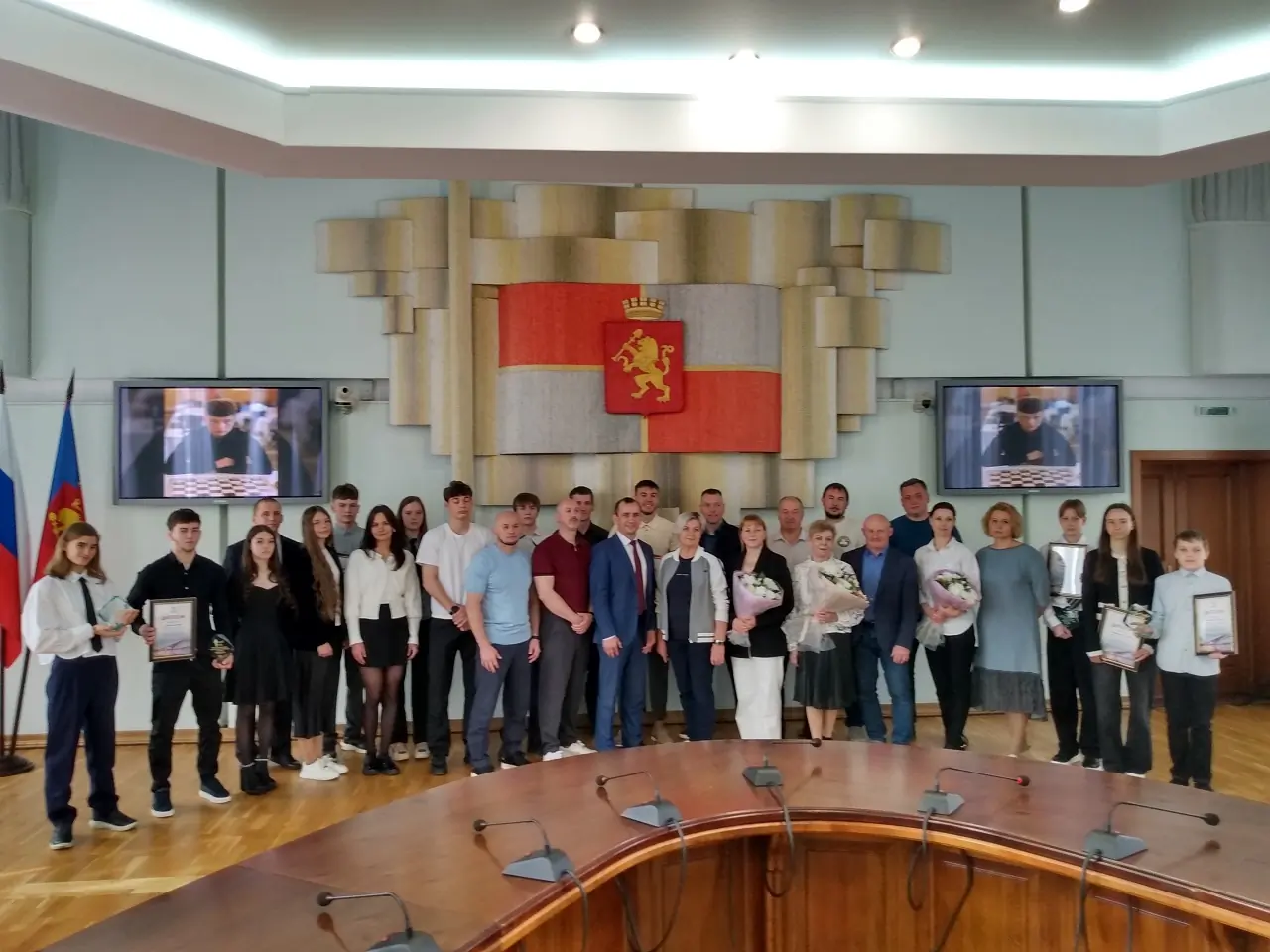 Награждение лучших спортсменов