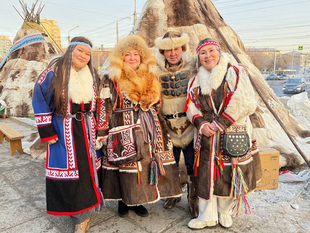 Северяне в Красноярске, КМНС, этническое стойбище