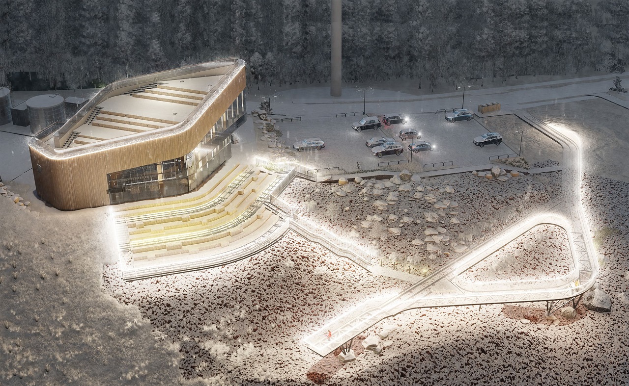 Так осветят визит-центр