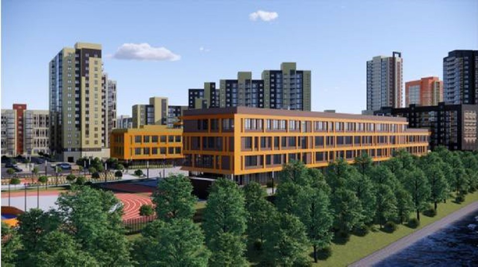 Школа на Южном берегу, эскизы