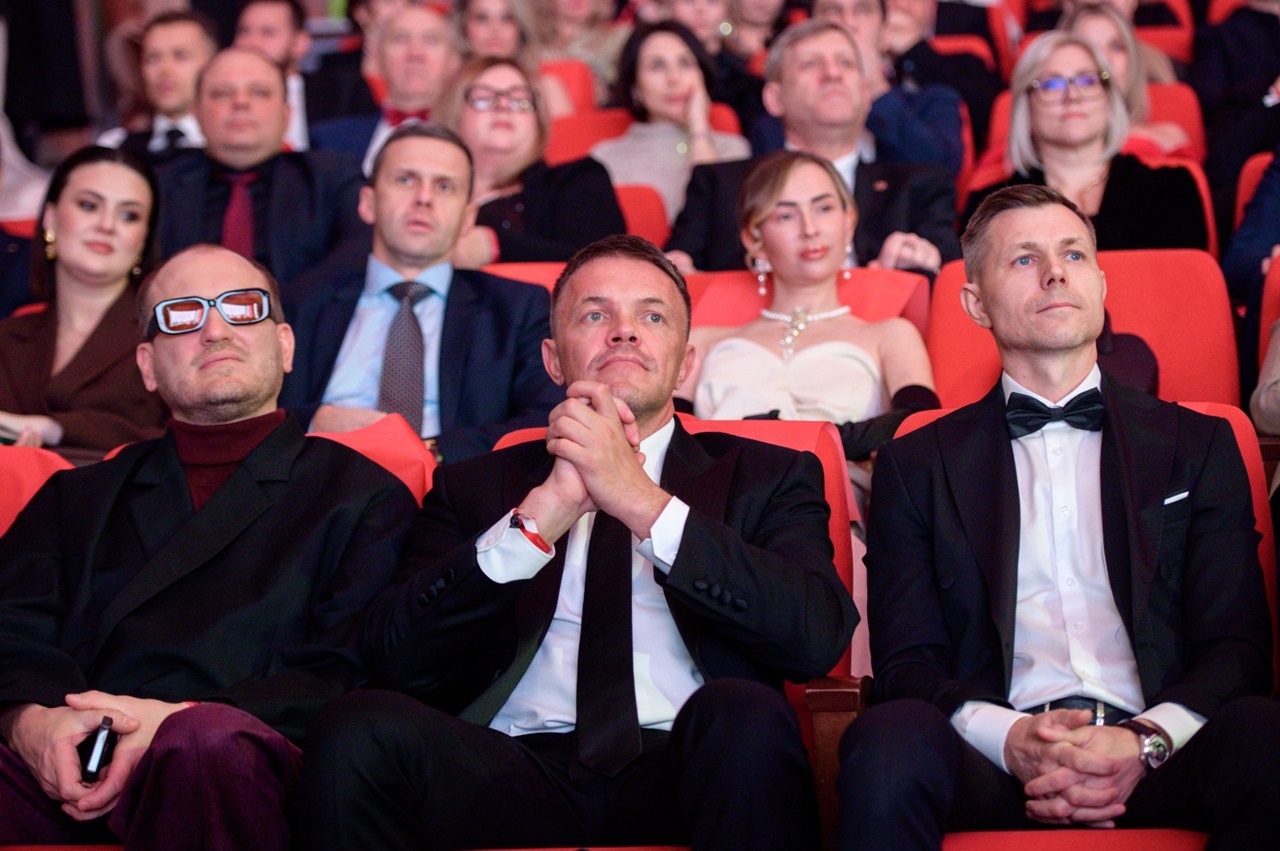 на вручении деловой премии