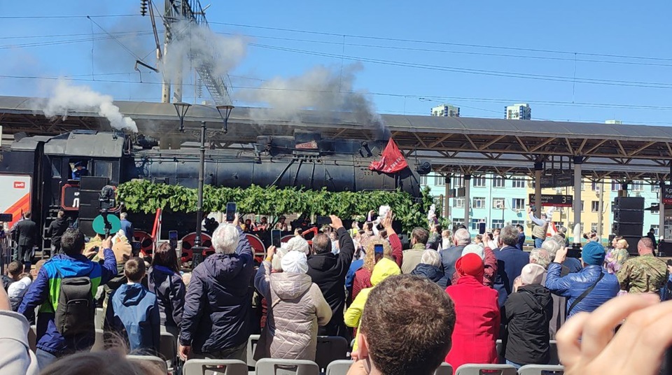 встреча поезда победы в красноярске