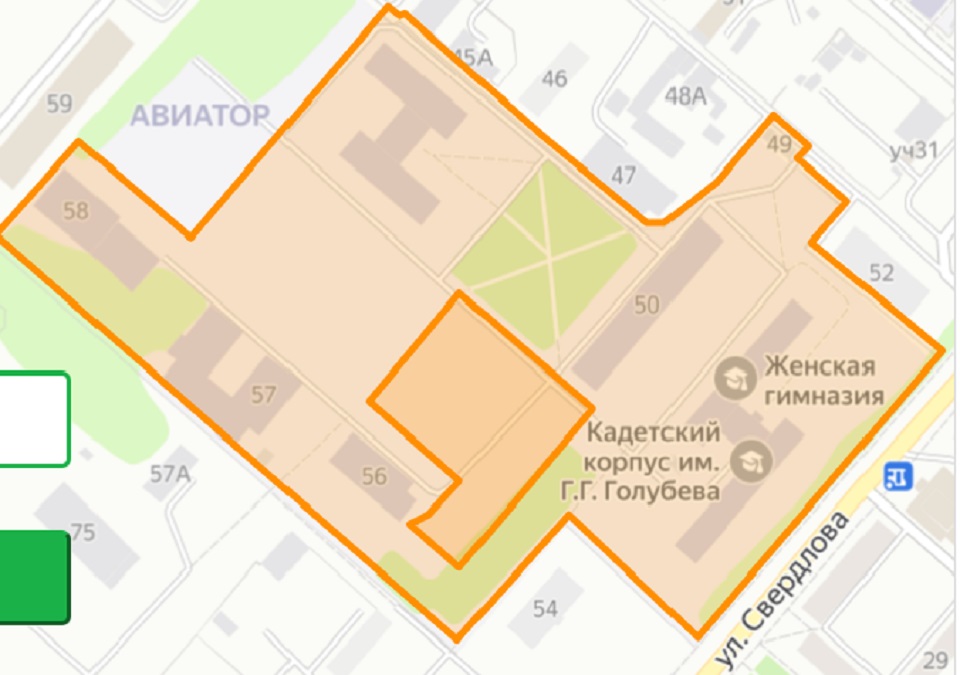 Карта, Ачинский кадетский корпус