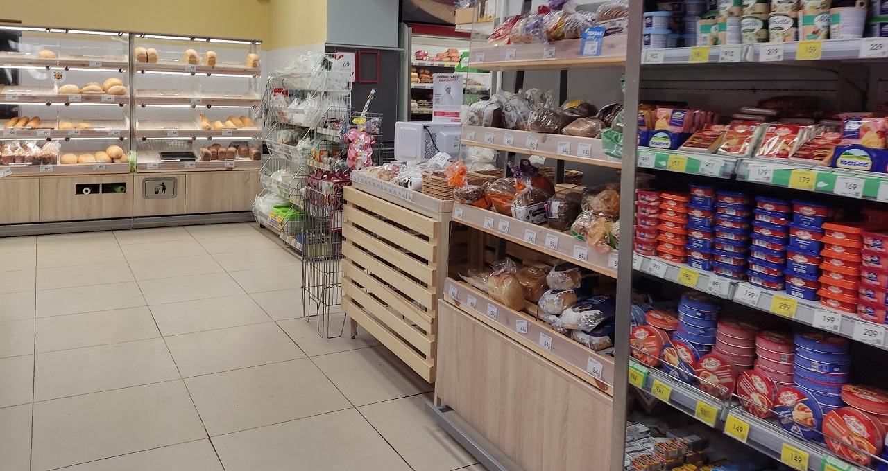 Продукты в супермаркете