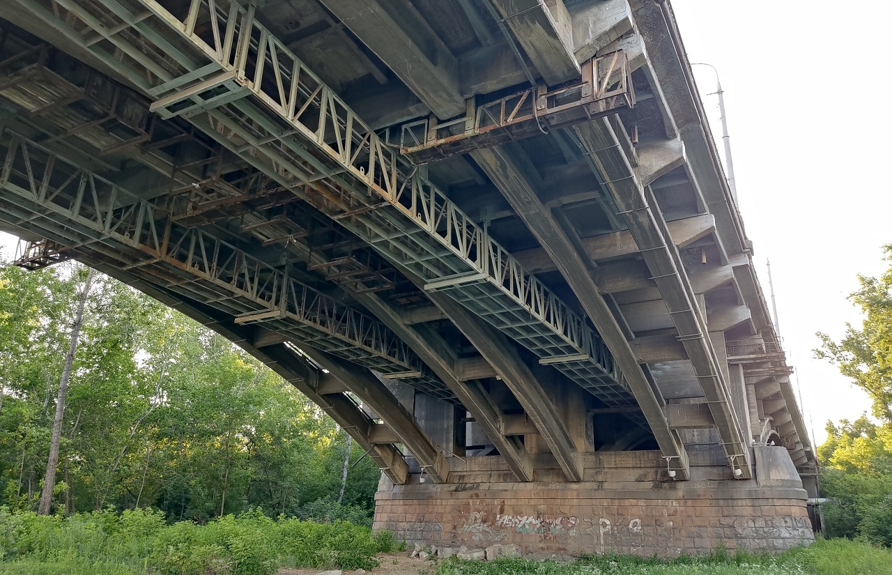 Пролет моста над Абаканской протокой