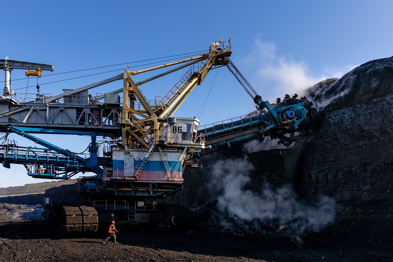 Техника на угольном разрезе