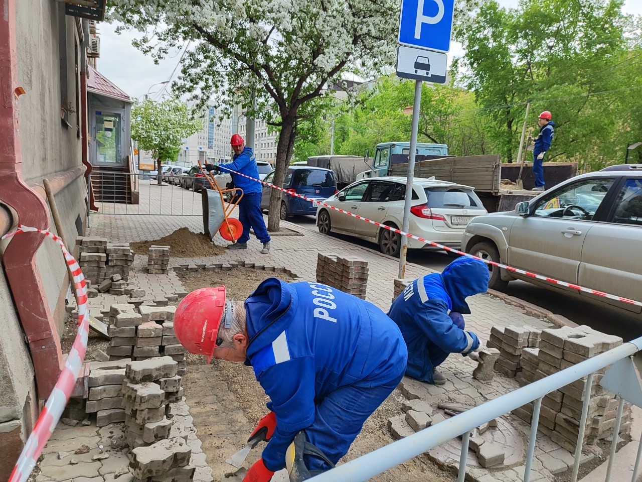 Восстановление благоустройства в Красноярске