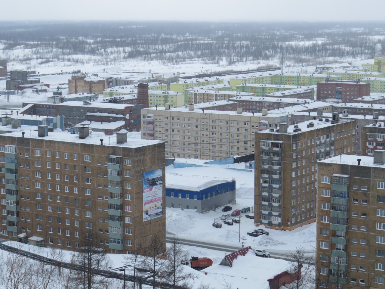 Северный город, пейзажи