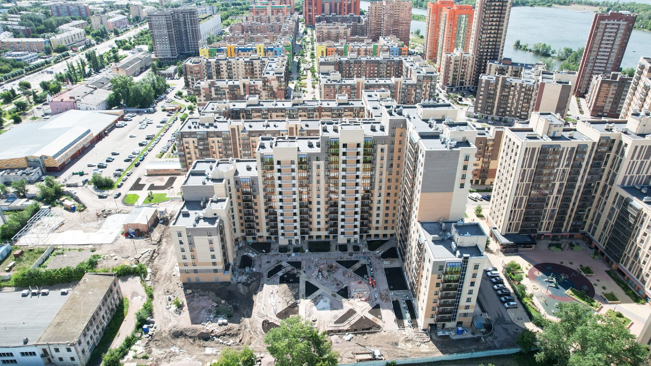 Район Южный Берег в Красноярске