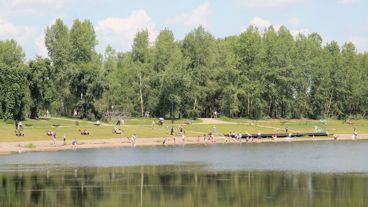 Озеро на Татышевом