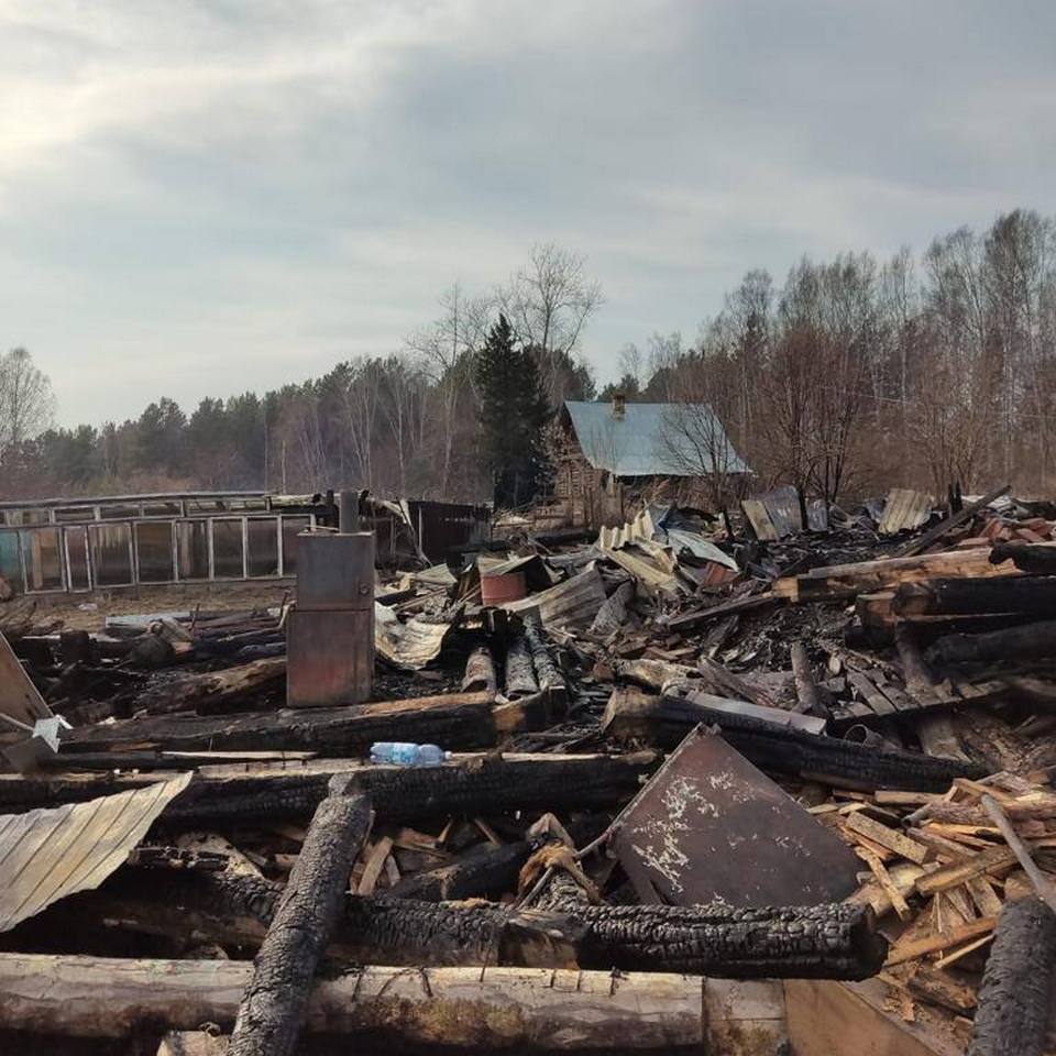 Ущерб от пожара превысил 5 млн рублей