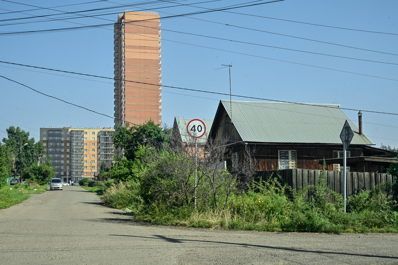 Частный сектор в Красноярске