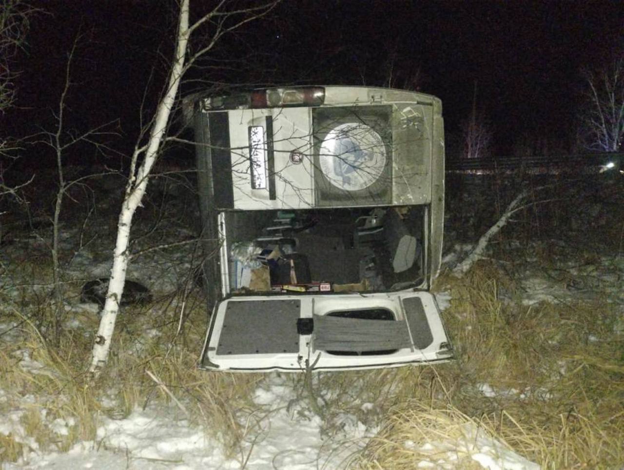 ДТП с автобусом Красноярск - Шарыпово