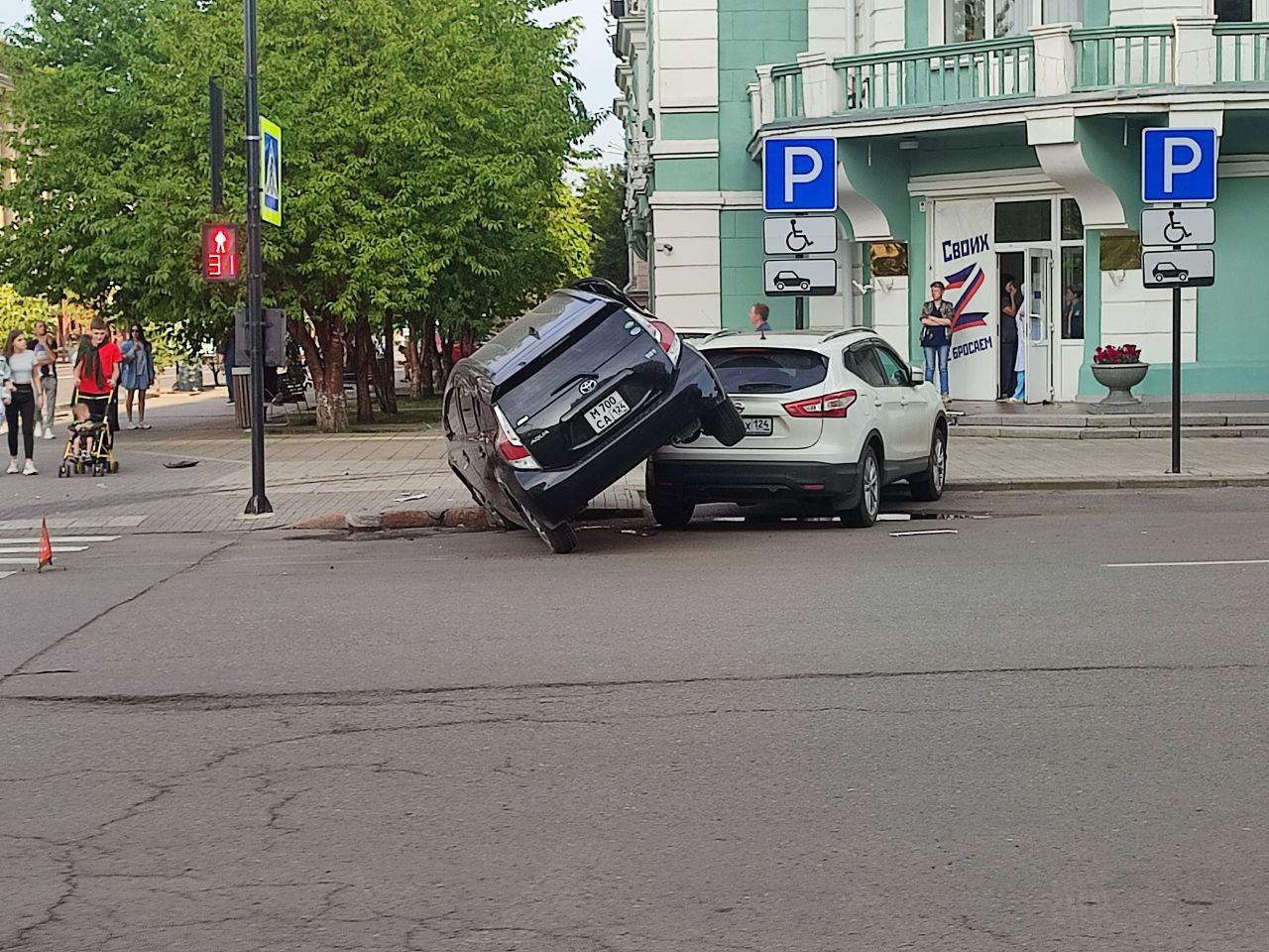 Необычное ДТП в Красноярске