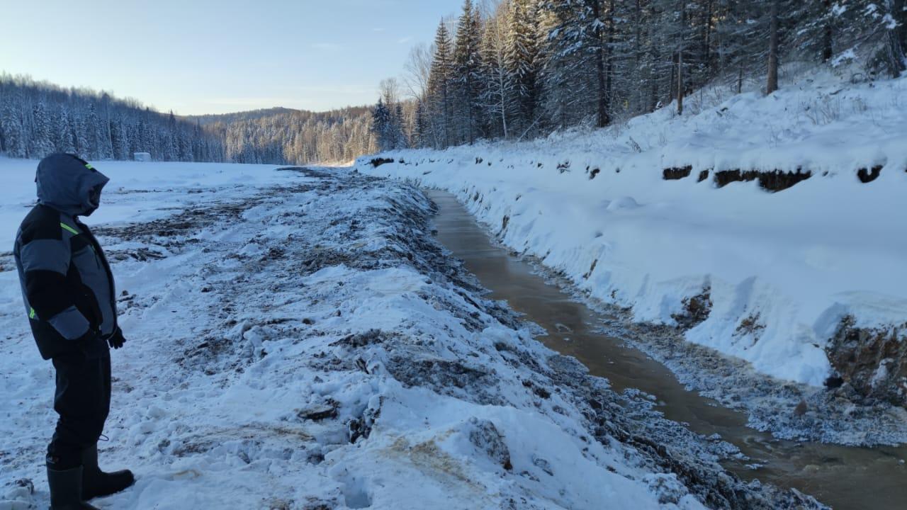 Добыча ведется на ручье Артельный-2, в верховьях реки