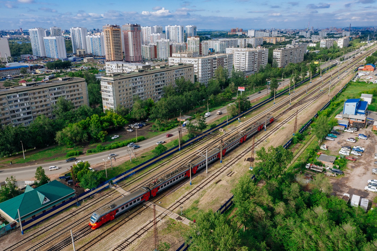 Электричка в Красноярске