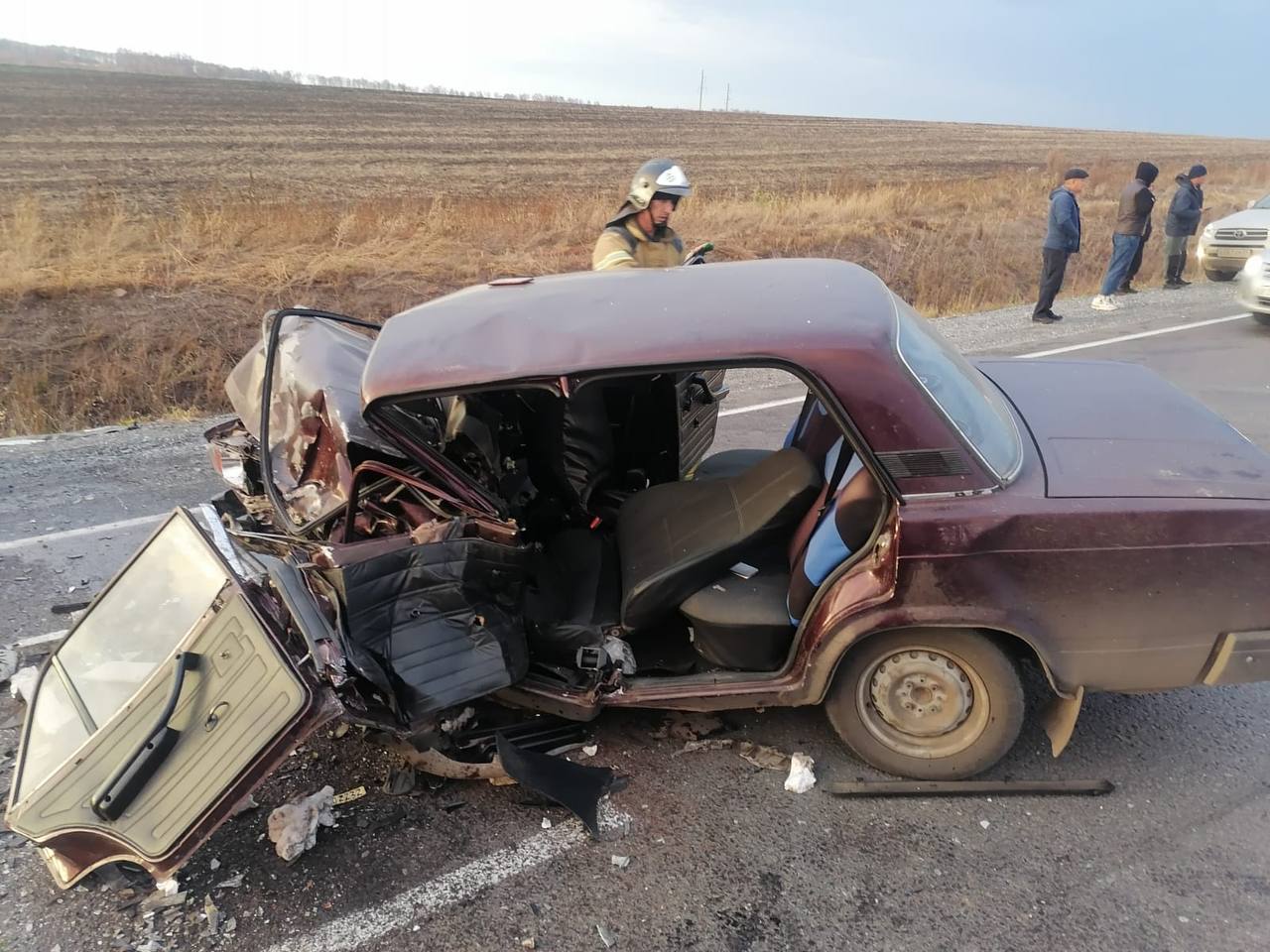 Автокатастрофа в Новоселовском районе