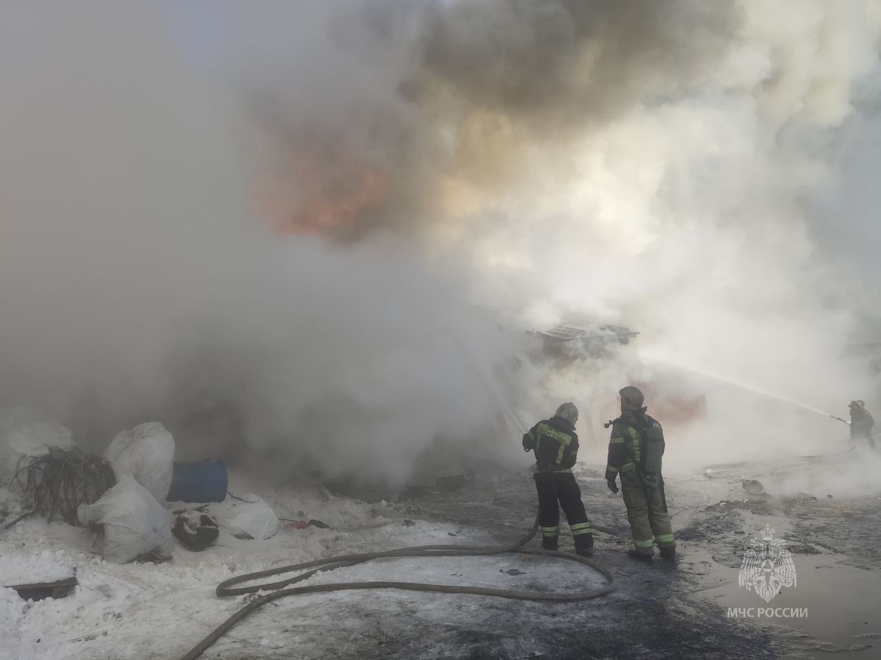 Пожар в Норильске