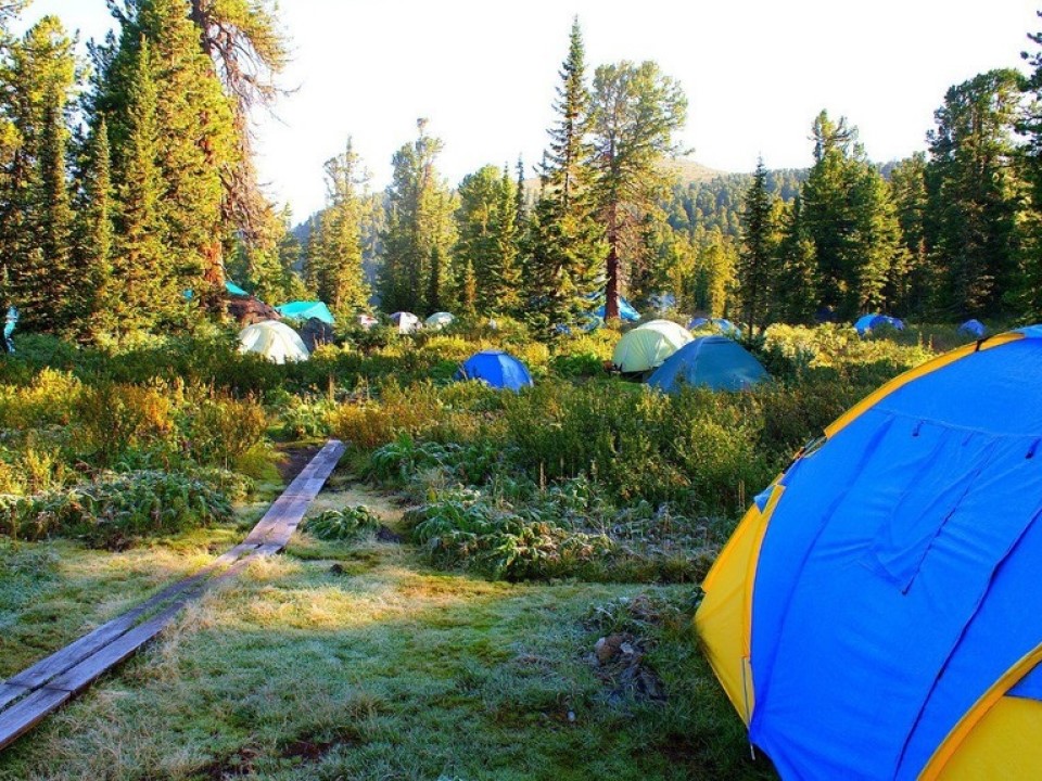 Палатки в Ергаках
