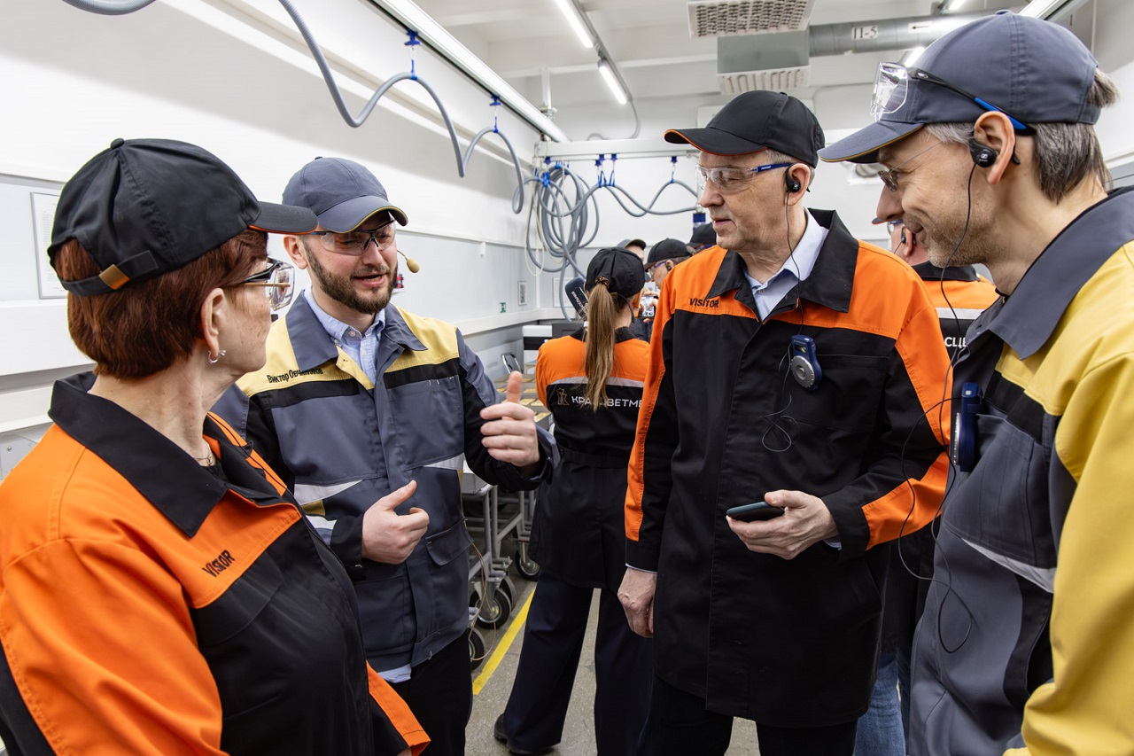 Посещение завода Красцветмет