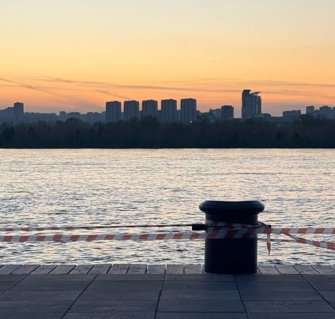 Высокая вода в Енисее