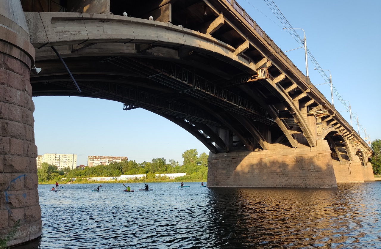 Мост через Абаканскую протоку