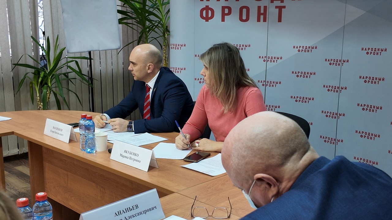 Егор Васильев, круглый стол ОНФ