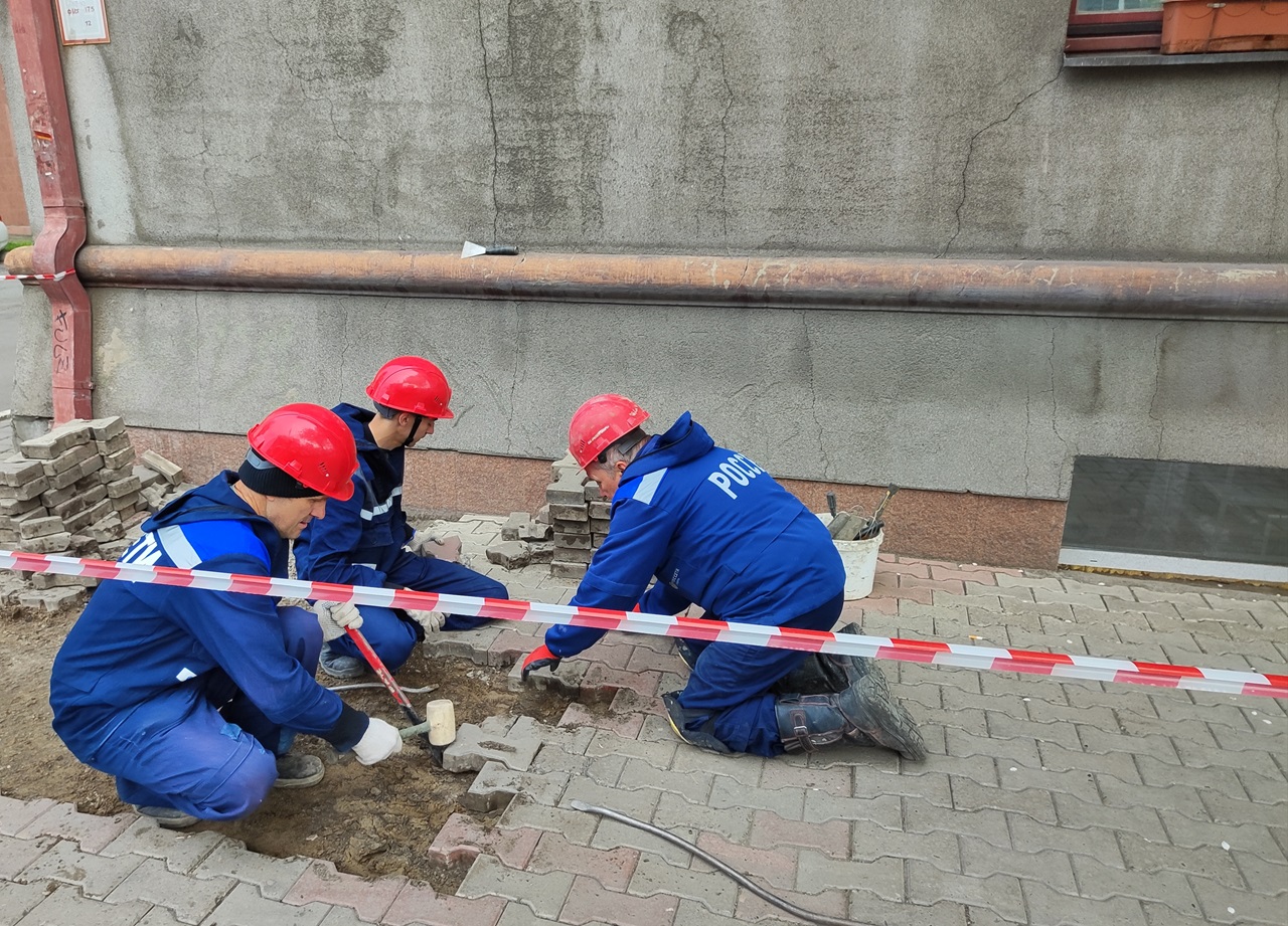 Восстановление благоустройства в городе