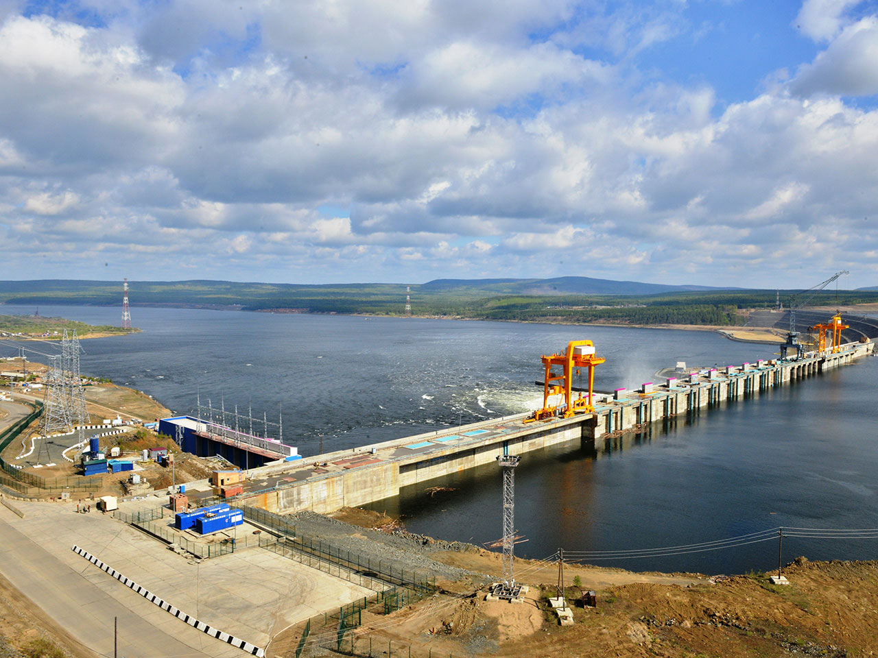 Богучанская ГЭС в Красноярском крае