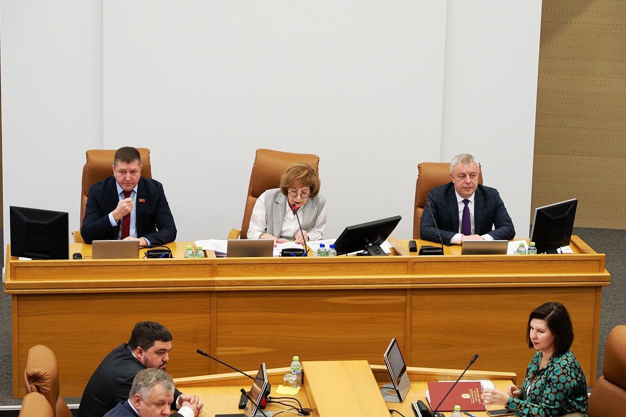 Депутаты горсовета, сессия, Наталия Фирюлина, Андрей Козиков, врио мэра Роман Одинцов