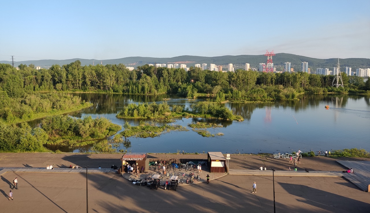 Центральная набережная, вид сверху