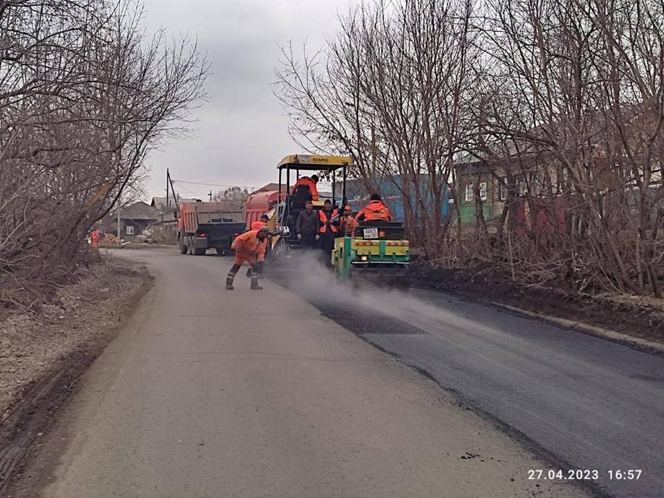 Первый ремонт дорог в Красноярске в 2023 году