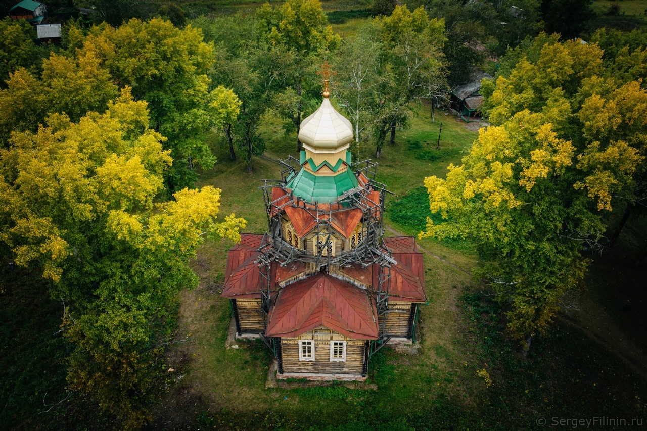 Ольгинская церковь в Уярском районе