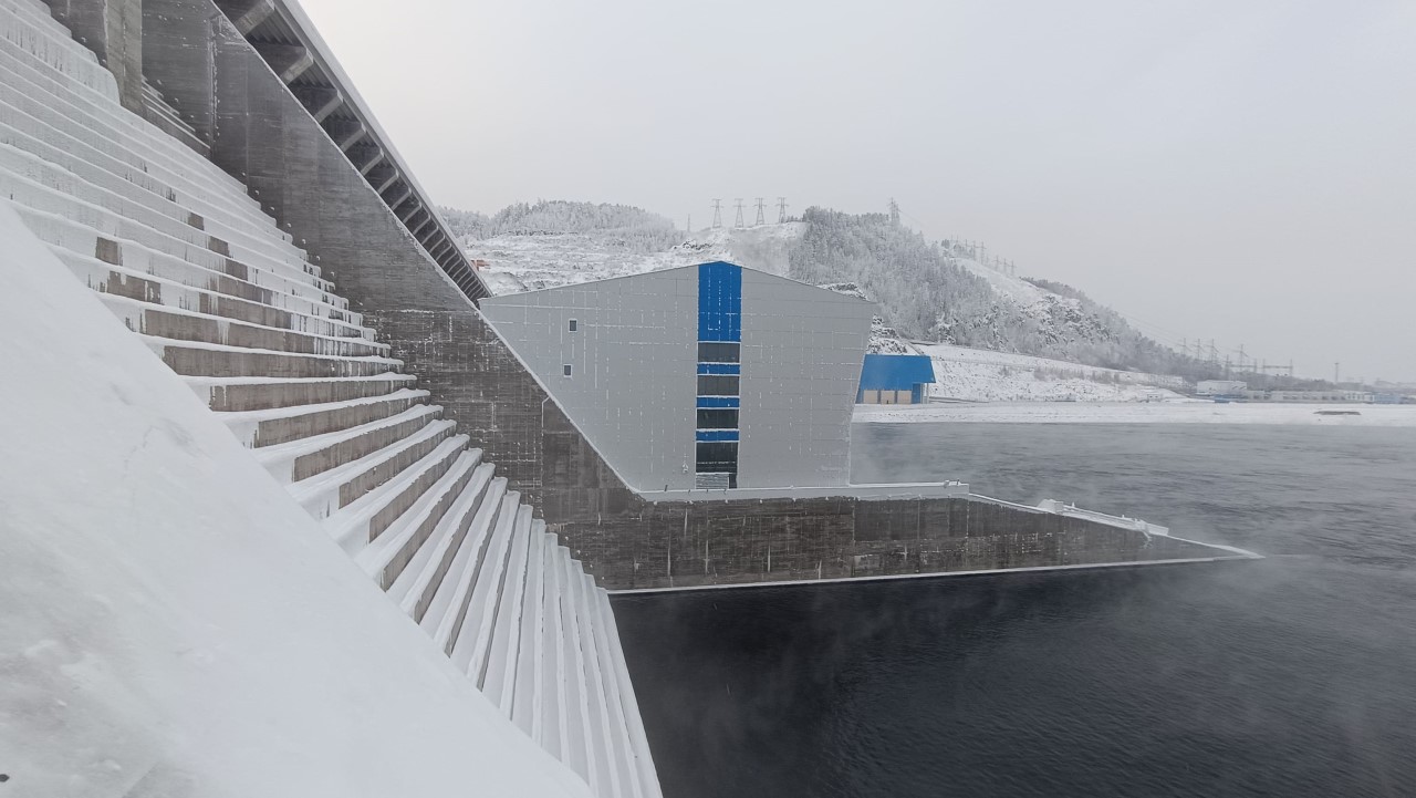 Водосброс Богучанской ГЭС