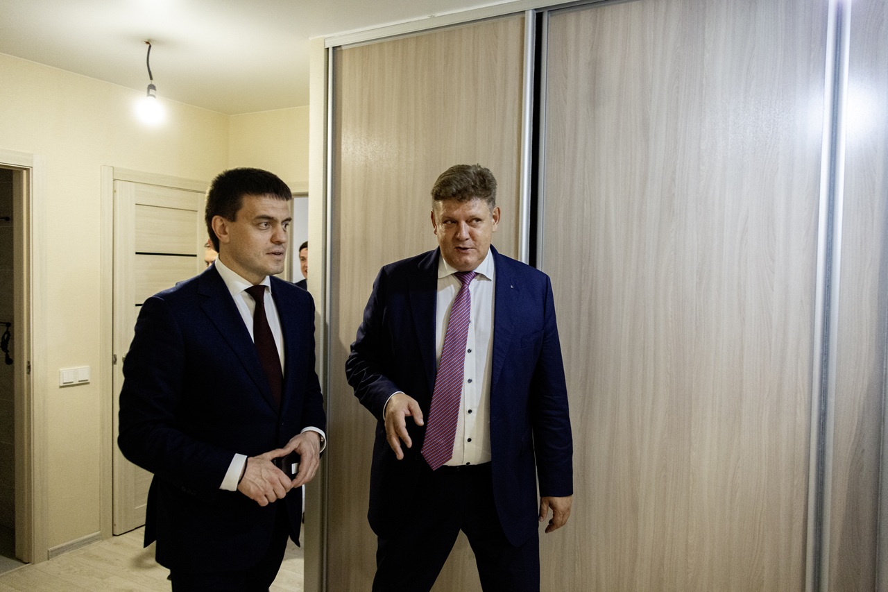 Котюков и Серышев в Норильске