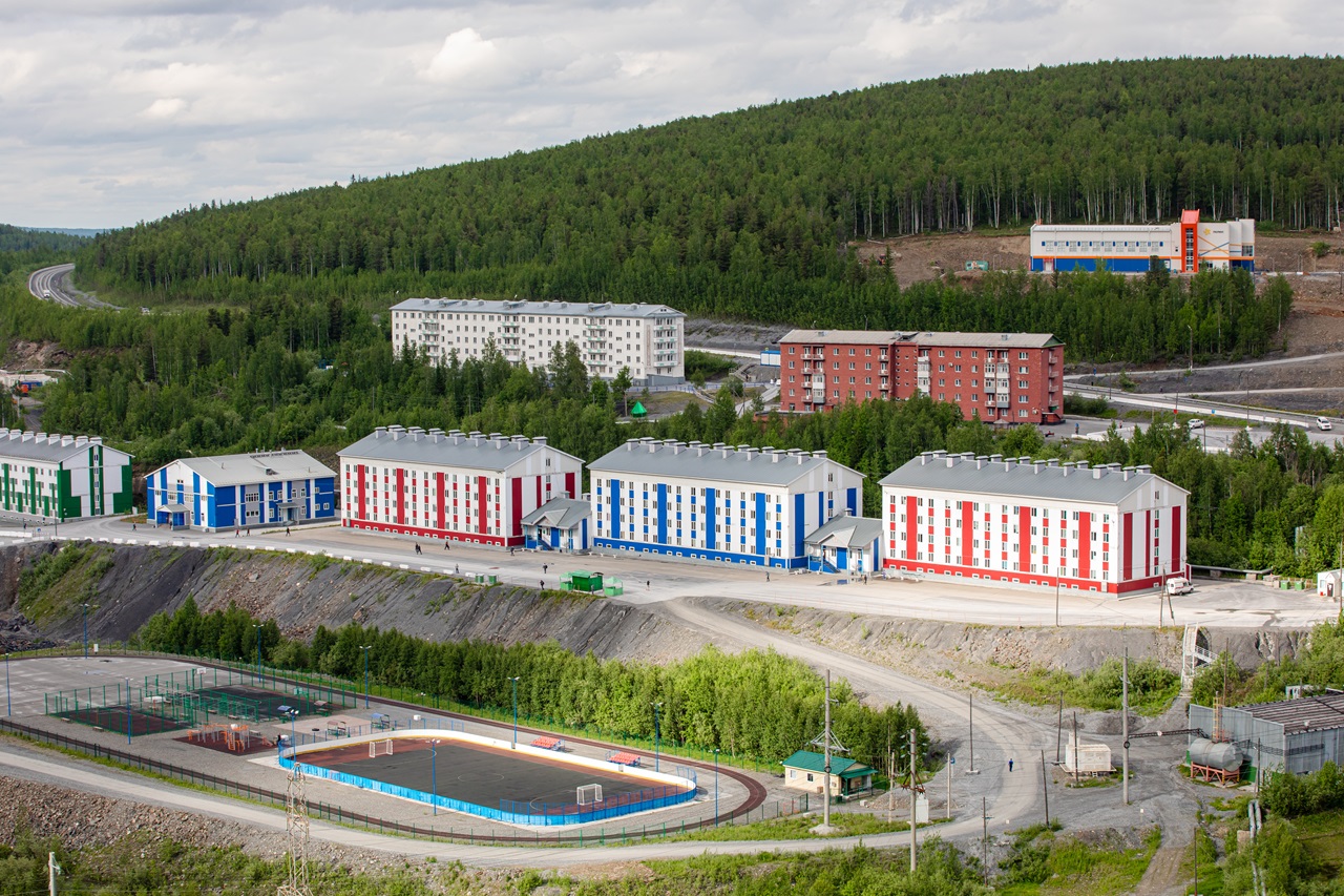 Вахтовый городок на Олимпиадинском месторождении