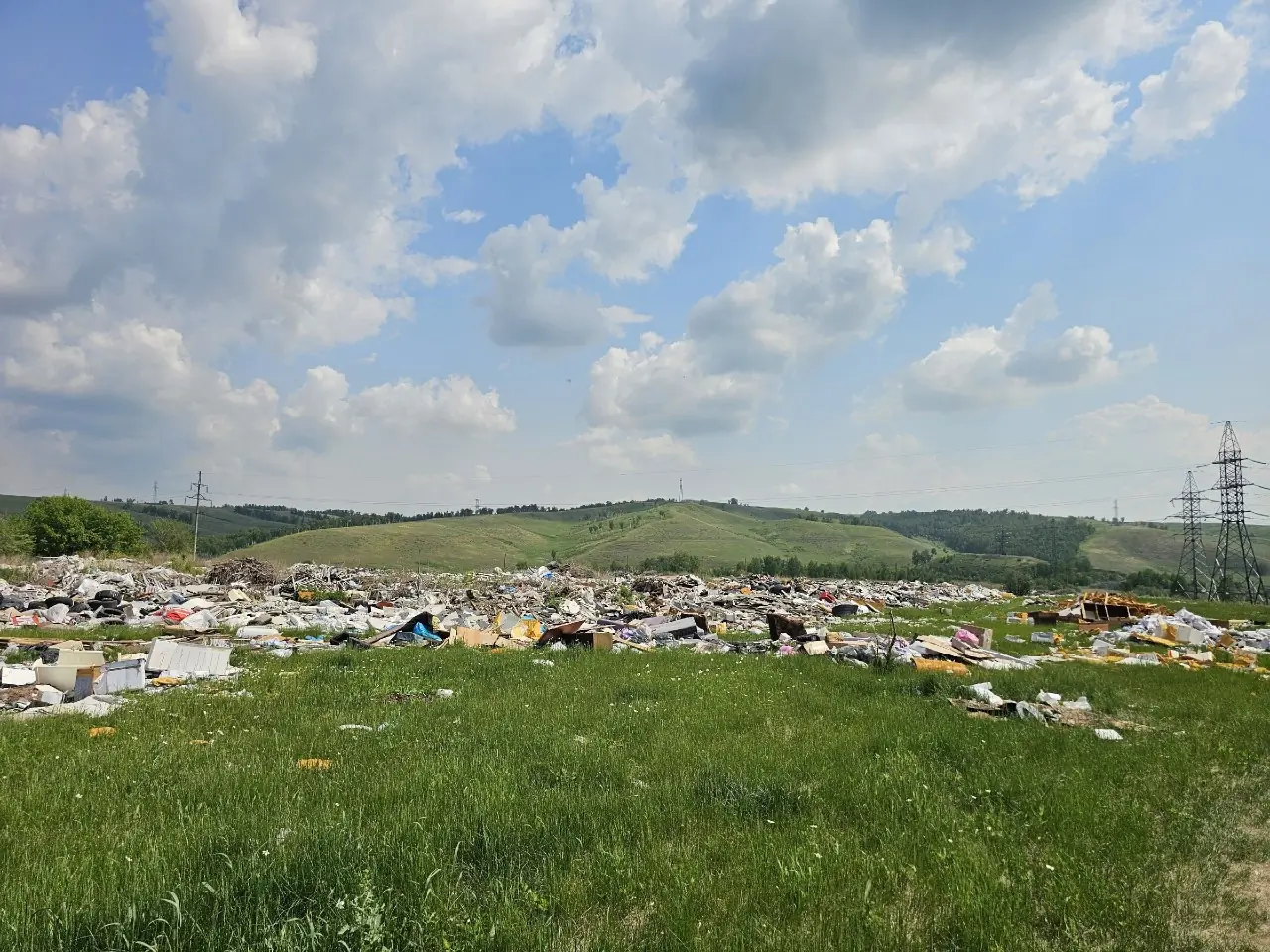 Свалка в Солнечном