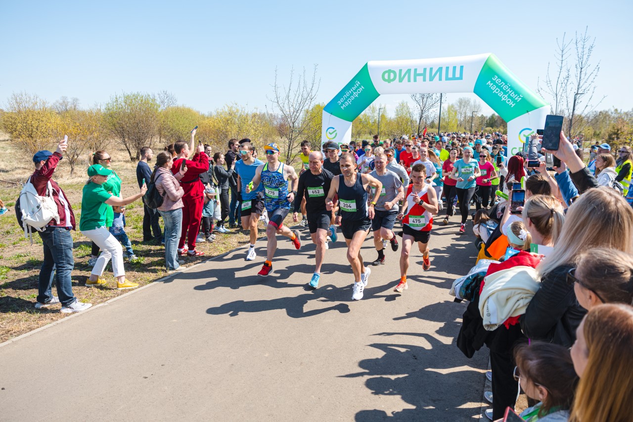 Зеленый марафон в Красноярске